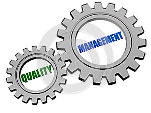 Quality management in silver grey gears
