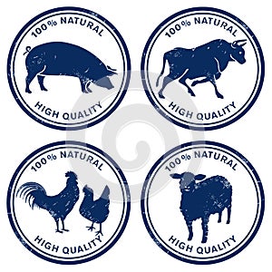 Quality meat stamps