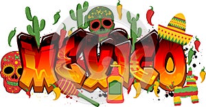 Quality Mexican Food Themed Vector Graphic Design - Mexico photo