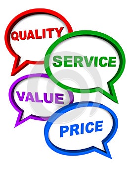 Quality service value price