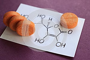 Quality tablets of ascorbic acid.