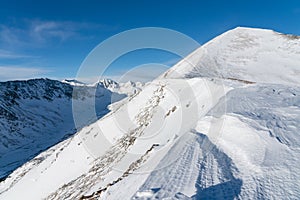 Quandary Peak in Winter