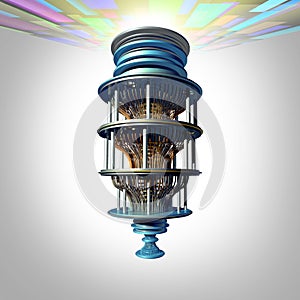 Quantum-Computer-Concept photo