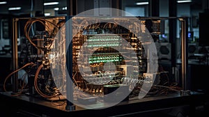 Quantum Computer in a High Tech Lab