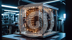 Quantum Computer in a High Tech Lab