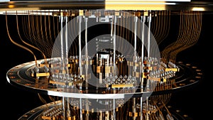 quantum computer illustration