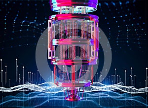 Quantum computer machine for big data analysis