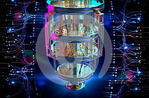 Quantum computer machine for big data analysis