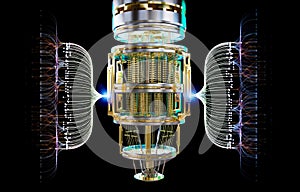 Quantum computer machine for big data analysis