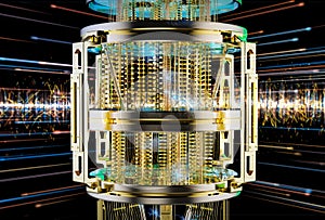 Quantum computer machine for big data analysis