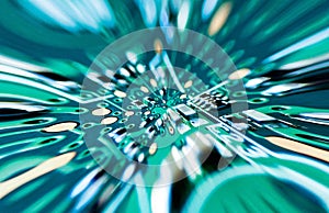 Quantum Computer Micro Curcuit Board Components Abstract Art