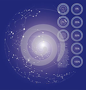 Quantum computer,network world image photo