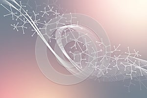 Quantum computer technology concept. Deep learning artificial intelligence. Big data algorithms visualization for