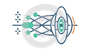 Quantum Computing, Advanced Technology and Science, vector design Generative AI