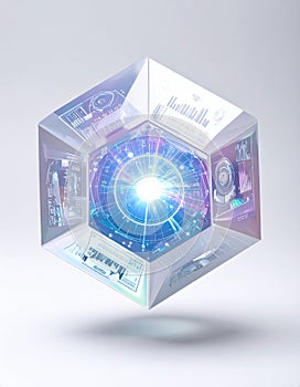 Quantum Computing AI Core Technology Cube