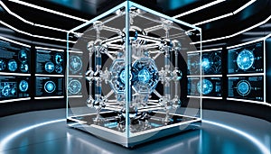 Quantum Computing Artificial Intelligence Machine Learning Large Language Model Technology Innovation AI Generated