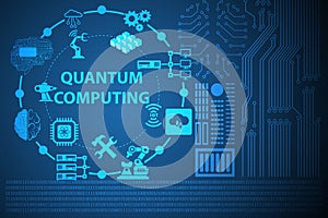 The quantum computing as modern technology concept