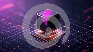 Quantum Computing and Blockchain: Conceptual Background with CPU Core Code, Cube Blocks, and Artificial Intelligence for
