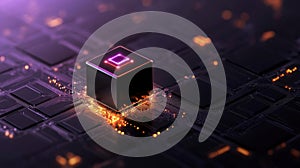 Quantum Computing and Blockchain: Conceptual Background with CPU Core Code, Cube Blocks, and Artificial Intelligence for