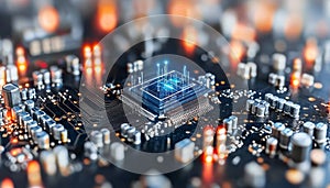 Quantum Computing Circuit Board with Advanced Electronics and Global Connectivity Solutions