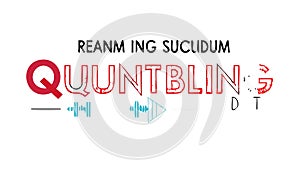 Quantum Computing: Complex Data Processing Concept, vector design Generative AI