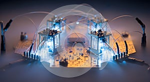 Quantum Computing Components â Detailed View of Circuits, Connections, and Advanced Technology