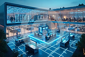 Quantum computing data center for scientific research