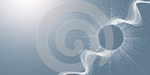 Quantum Computing Idea Design Element Concept. Deep Learning Artificial Intelligence. Generative AI. Big Data Algorithms