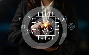 Quantum Computing Processor for Future Technology and AI Motif