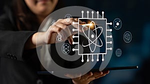 Quantum Computing Processor for Future Technology and AI Motif