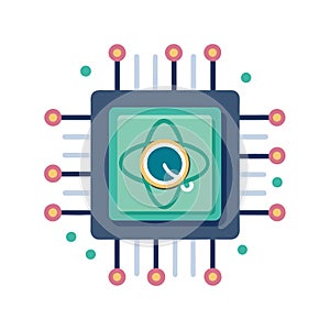 Quantum Computing Processor: Futuristic Chip for Innovation and Advanced Technology