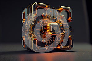 Quantum computing which uses subatomic particles.