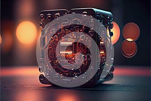 Quantum computing which uses subatomic particles.