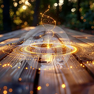 Quantum Data Flow â Glowing Digital Stream