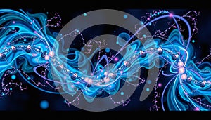 Quantum Energy Swirl Visualization