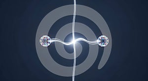 Quantum entanglement with energy spheres