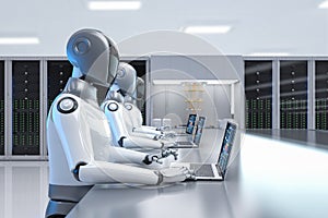 Quantum machine learning technology with humanoid robot drive quantum machine