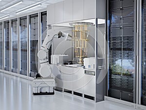 Quantum machine learning technology with robot drive quantum machine and algorithms