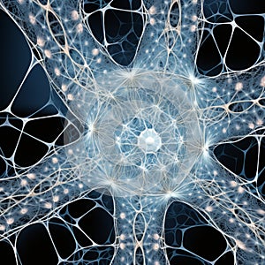 Quantum Networking: Biomimicry-inspired Brain Raytracing With Lace Patterns