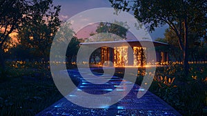 Quantum Powered Environmental Hub in Nature