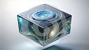 Quantum Universe Cube with Energy Vortex