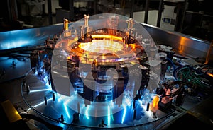 Quantumcore of futuristic computer