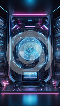 QuantumQuotient Ascendancy: Hyperreal Evolution of Tomorrow's Data Infrastructure. AI generate