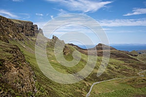 The Quaraing Landslip in Skye, Scotland