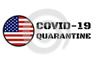 Quarantine and and social distancing concept. Stay home. COVID-19 coronavirus. Template for background, banner, poster