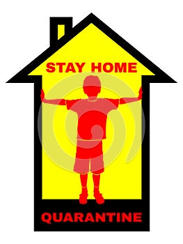 Quarantine symbol vector