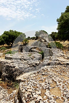 Quarries of Cusa, archaeological park, sicily