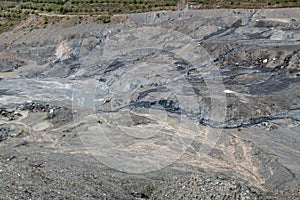 Quarry in Amiantos. Cyprus