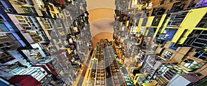 Quarry Bay high rise housing in Hong Kong China