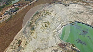 Quarry from a bird`s eye view